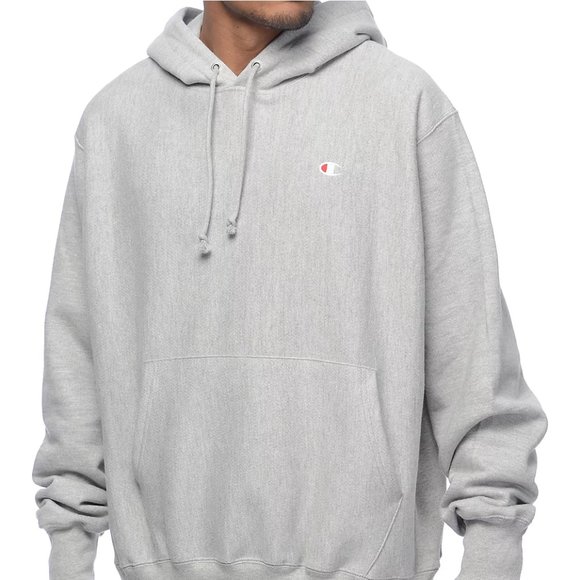 Champion Reverse Weave Grey Hoodie - Picture 4 of 4